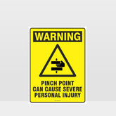 Custom Design Sign,Warning Pinch Point Sign